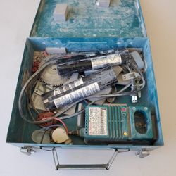 Makita Cordless Drill Box w/charger and misc