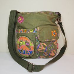 Union Bay Peace Sign Crossbody Bag 