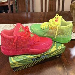 Lamelo Ball Puma MB.01 Rick X Morty Basketball Shoes (Size 10)