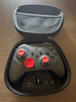 Xbox Elite-style controller + hard case/accessories