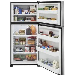 Frigidaire - 20.0 TCu. Ft. Garage Ready Top Freezer Refrigerator - Stainless Steel Model: FFHT2022AS