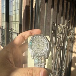 Vvs Moissanite Watch 