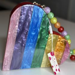 Bari Lynn Acrylic Purse 