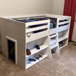 Children’s Twin Loft Bed Frame