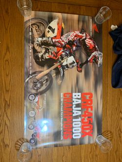 38.5”X23” CRF450X TRX450R Dealership poster