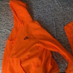 Orange Nike Sweatsuit 