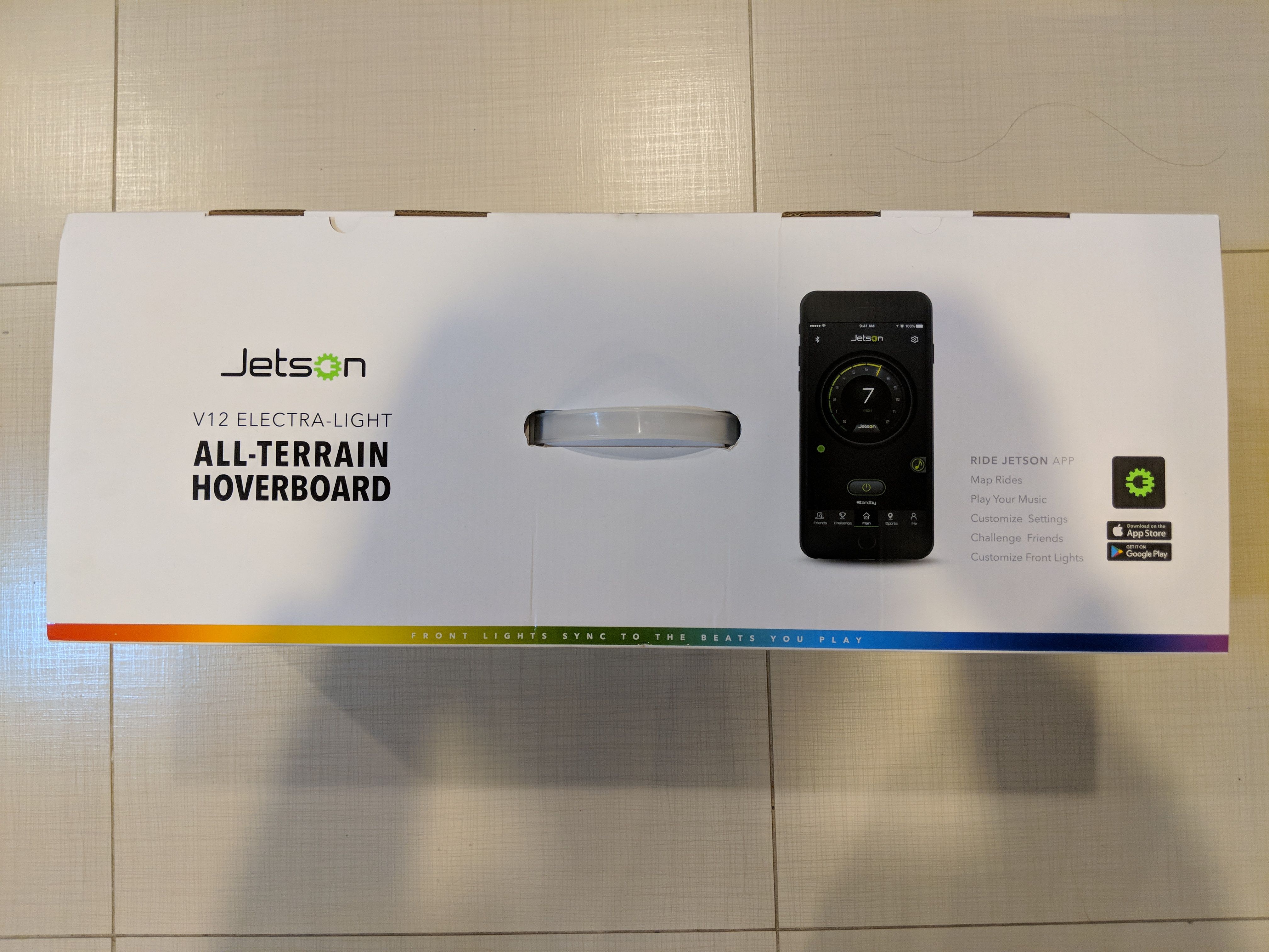 Jetson v12 electra light hoverboard new arrivals