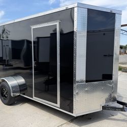 New 6x12 Enclosed Cargo Trailer