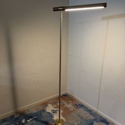 West Elm Linear Wood LED Floor Lamp (52")