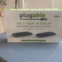 NEW IN BOX FACTORY SEALED - Plugable - Docking Station 
