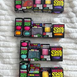 NEW VIRAL Needoh Lot of 18 | Teenie Pup, Nice Cube, Glitter, Mello, Cool Cats