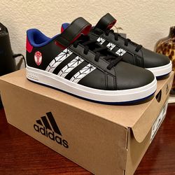 Adidas x Marvel Spider-Man Grand Court Kids' Basketball Shoes