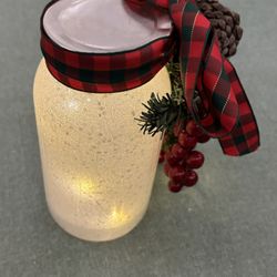 Light Christmas Jar