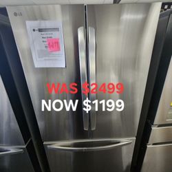 27 Cu. Ft. Smart Counter Depth Max French Door Refrigerator With Internal Water Dispenser 