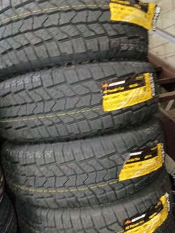 New set of tires 265 70 17 all terrain