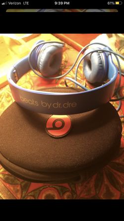 Blue beats by Dre