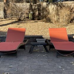 Front gate Chaise Lounge Chairs
