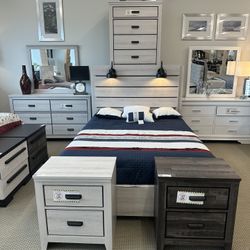 New Bedroom Set Queen King Financing Available $39 Down payment 