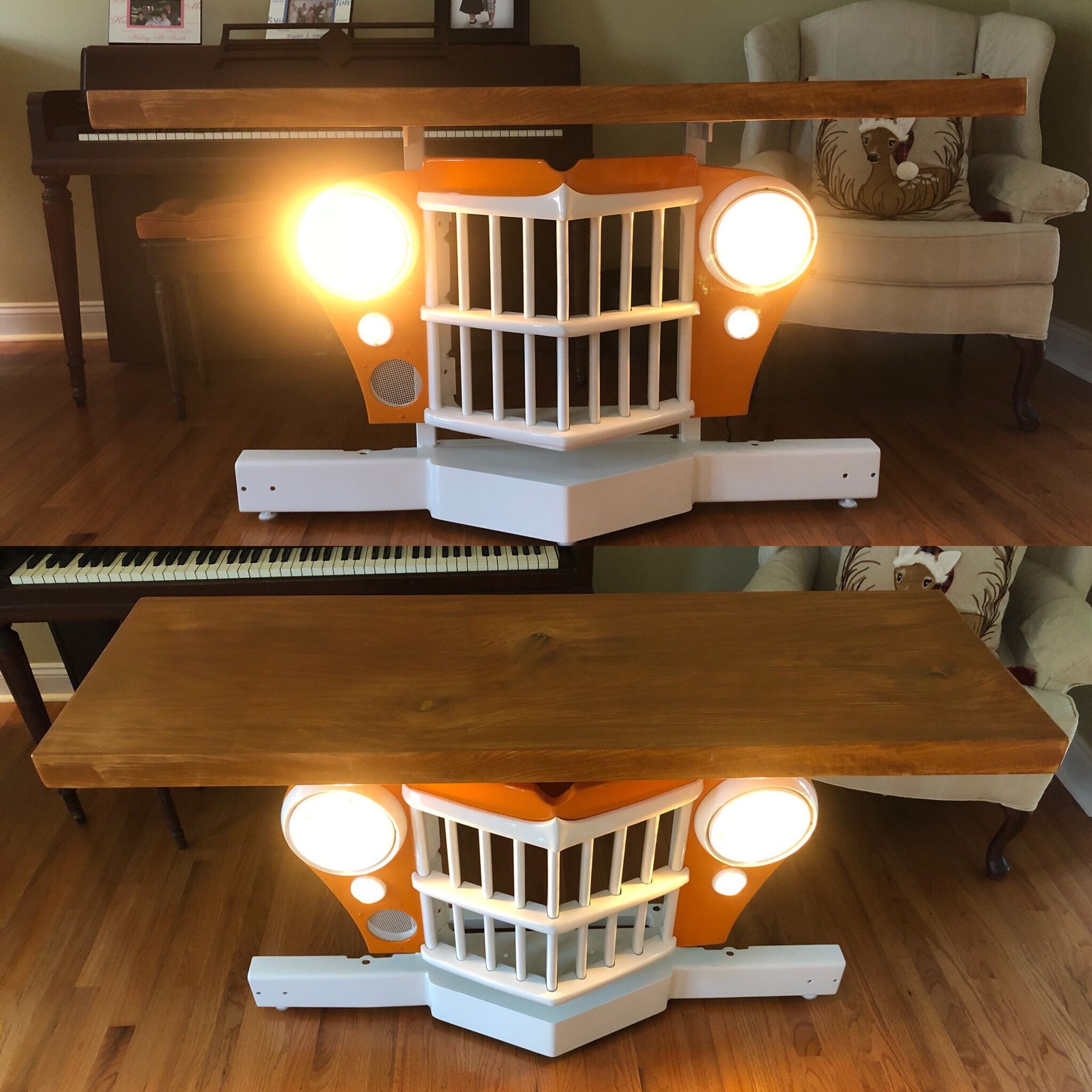Custom Jeep Willys Entryway table.
