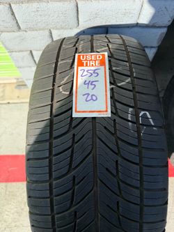 255/45/20 used tire