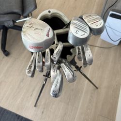 Golf Clubs And Bag