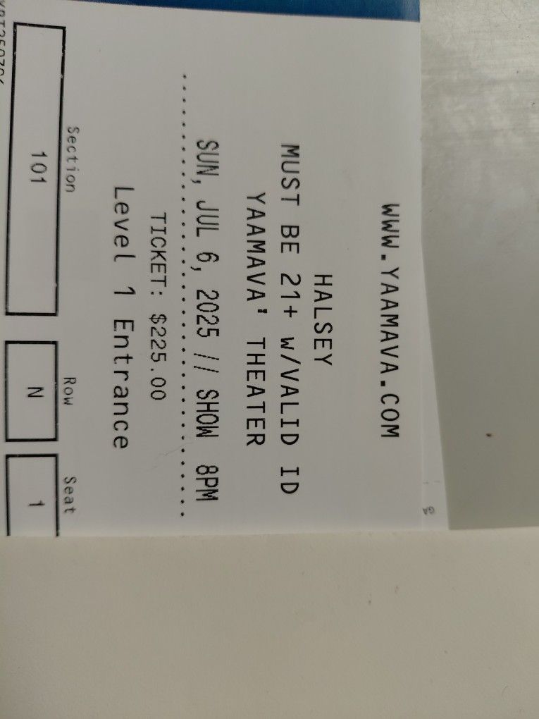 Halsey Tickets!!