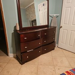Dresser and Mirror