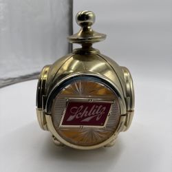 Vintage Schlitz Beer Lighted Carriage Lamp Bar Sign
