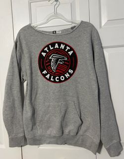 NFL Atlanta Falcons unisex-adult Signature Pullover Hoodie. Relaxed Unisex Fit. Size M.
