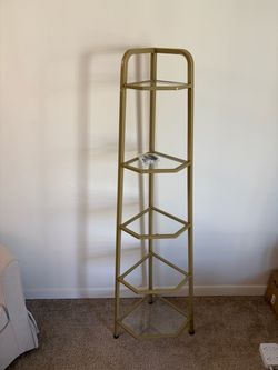 5-Tier Corner Shelf, 59.6” Corner Storage Stand