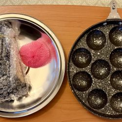 Heavy base Non Stick high quality Appam Paniyaram Pan - Brand New