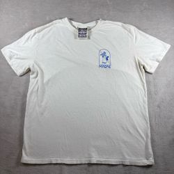 Jungmaven Men’s XL White Hemp Organic Short Sleeve Pocket T-Shirt Made USA #4A