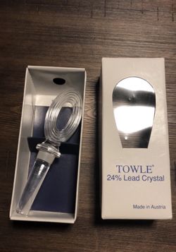 Lead Crystal Wine Stopper