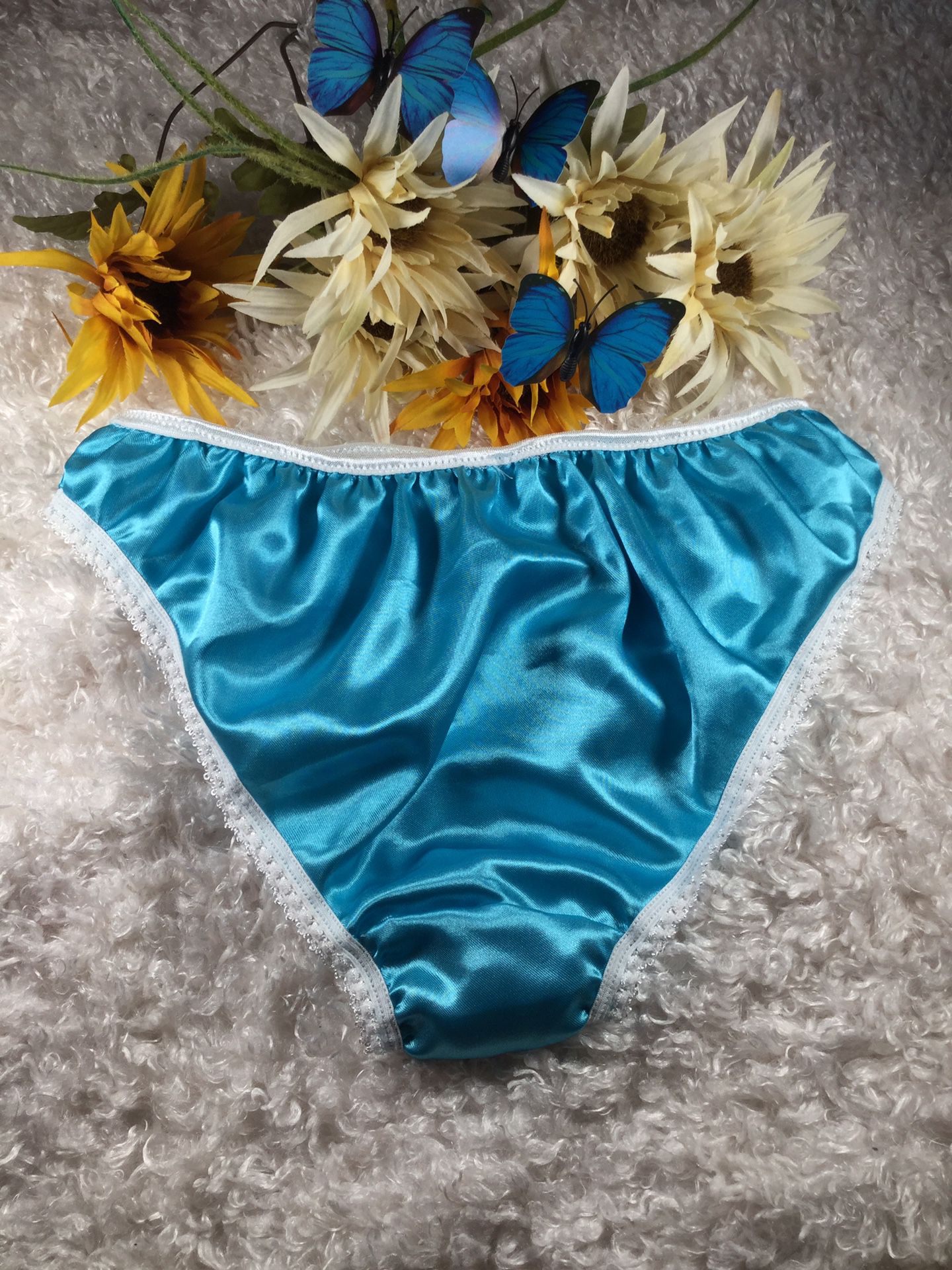 Silky satin blue lingerie panties for Sale in Montpelier, OH - OfferUp