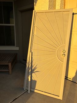 From Security screen door  381/2 W x  811/2 H