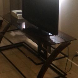 Glass Tv Stand (1shelf)