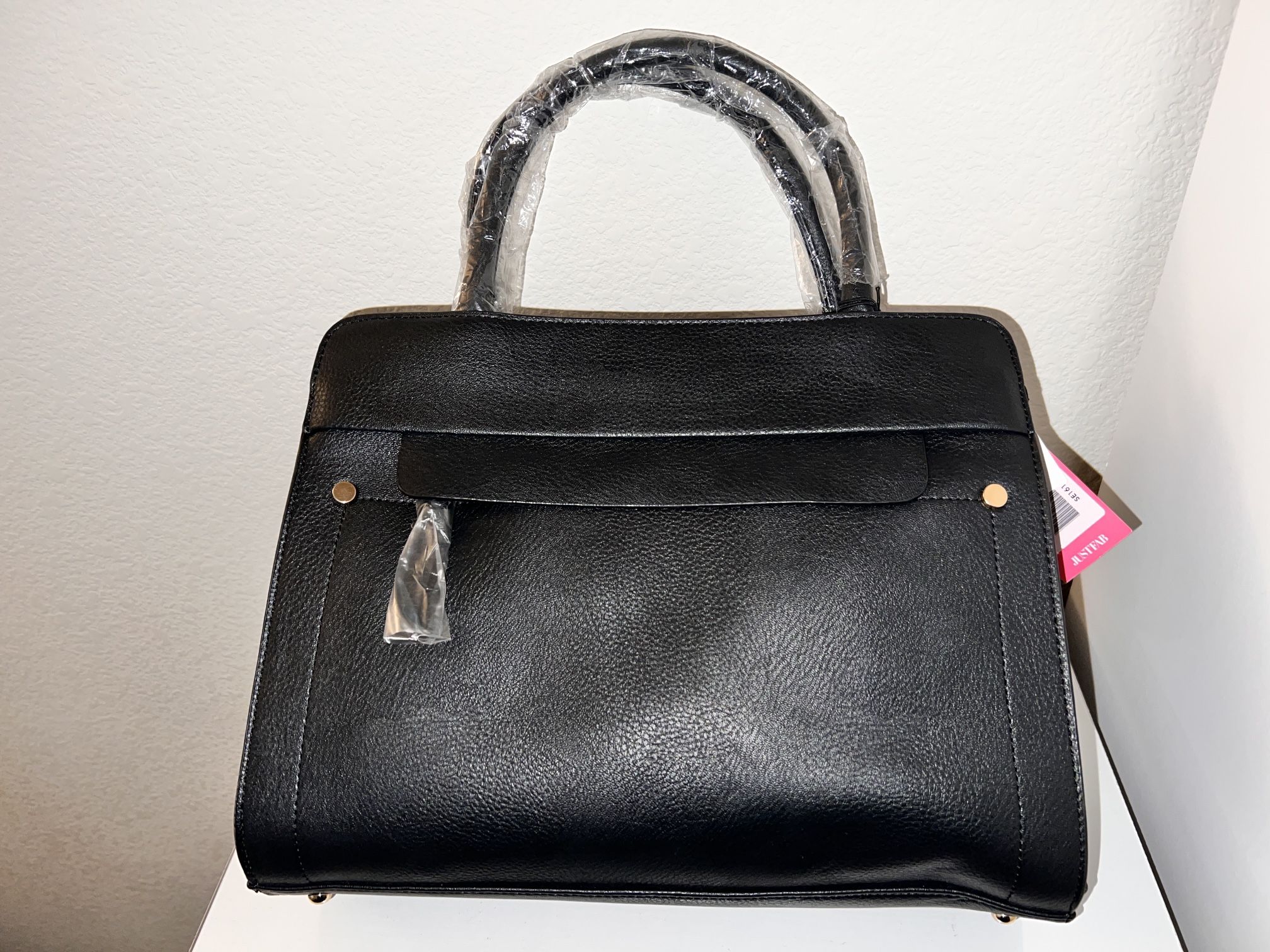 JustFab Black Handbag - NWT