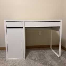 White IKEA Student Desk