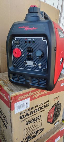 NEW GENERADOR SALEM MASTER INVERTER 2000 WATTS SILENCIO PRECIO FIRME $300