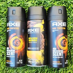 Axe Spray Deodorant Bundle 