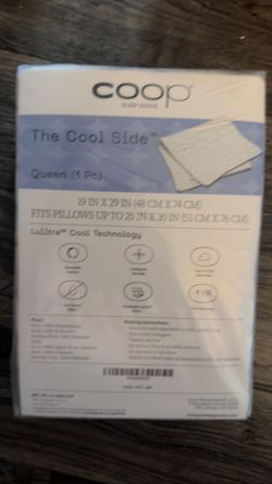 Coop The Cool Side Pillowcase - Queen Size - New