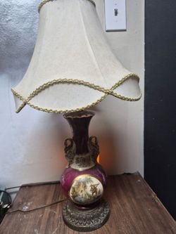 Victorian lamp Martha and George