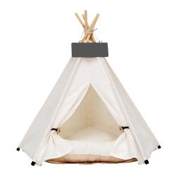 BRAND NEW - Pet Teepee Dog & Puppy Cat Tents Tipi Bed Portable Houses with Thick Cushion for Pets Up to 33lbs