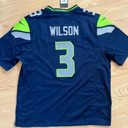 🔥🔥 Nike Seattle Seahawks Russel Wilson #3 On Field Jersey - XXL