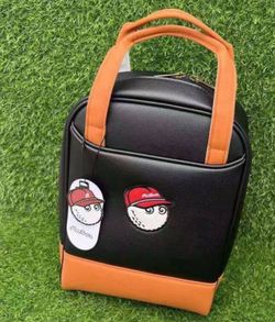 Malbon Golf Malbongolf Shoe Case Cart Bag Tote Round Pouch 2color $100