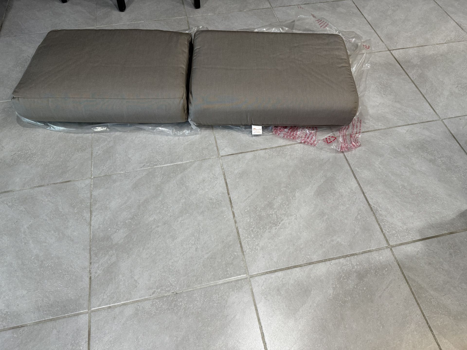 Sunbrella Ottoman Patio Cushions Set