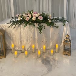 Assorted wedding decor