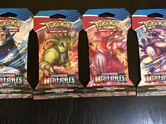 Pokemon Sword&Shield Battle Styles (4) Booster Packs
