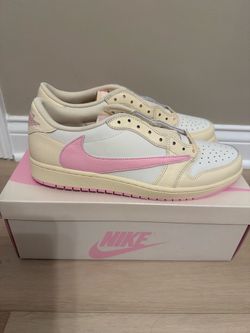 Jordan 1 Retro Low OG SP Travis Scott Shy Pink Sz. 12