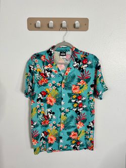 Disney Mickey Mouse Hawaiian Shirt S